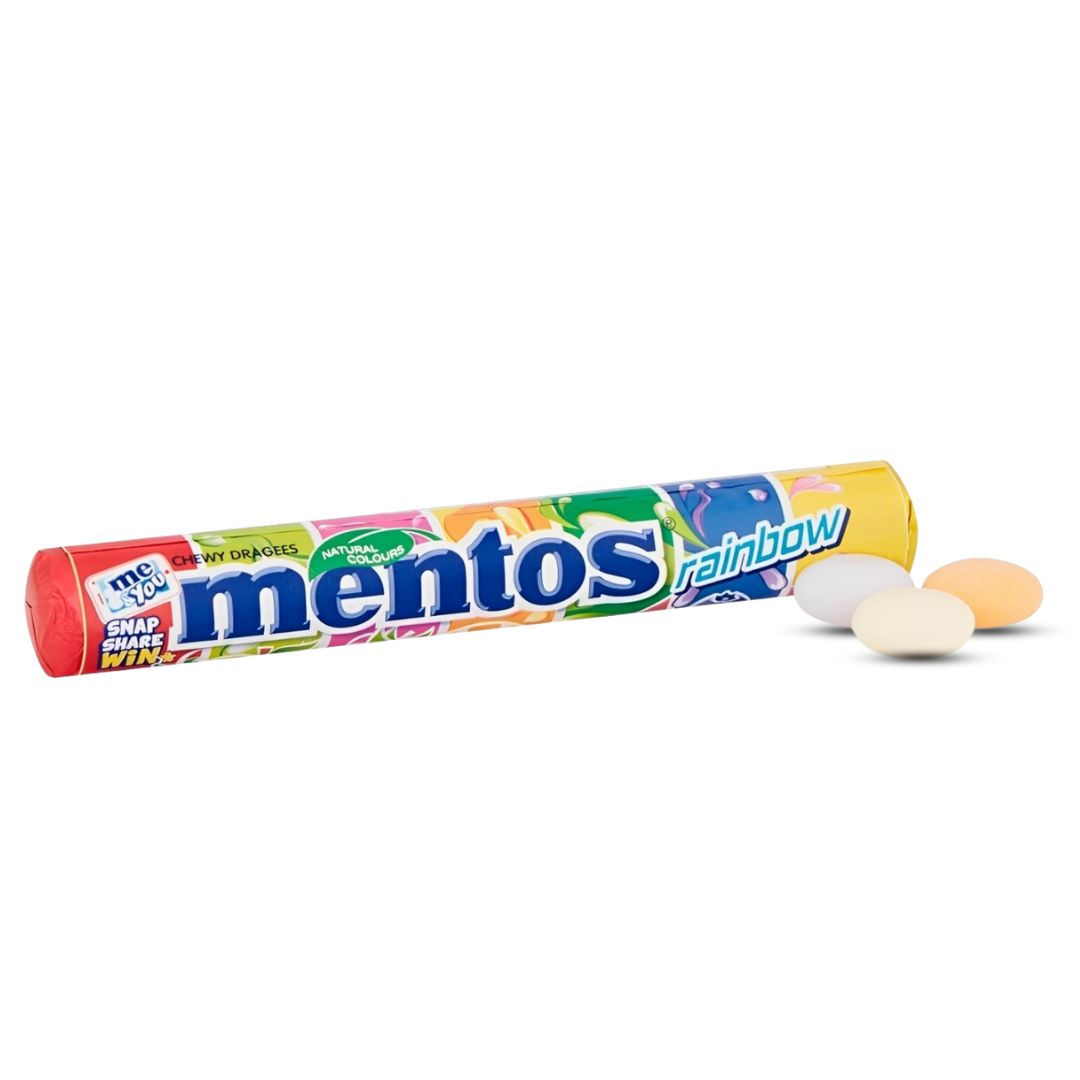 Mentos The chew mints  - A Burst of Fruity Flavors in Every Chew (Pack of 40x 37gram)