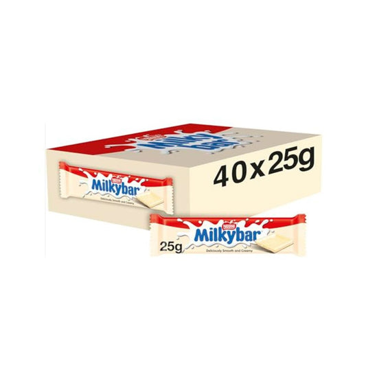 Milky Bar Chocolate (Pack of 40x 25gram)