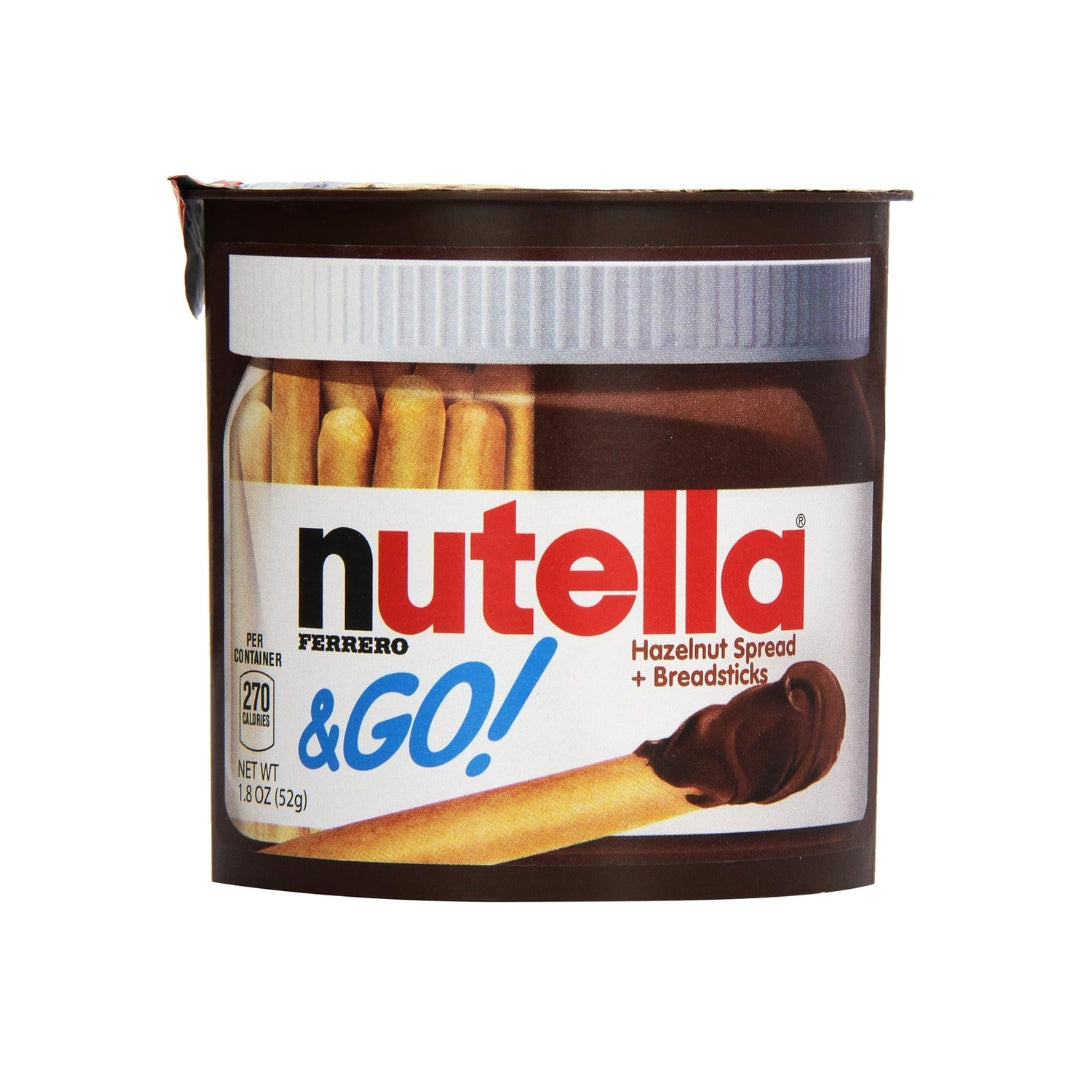 Nutella Hazelnut Spread with Cocoa and Breadsticks (Pack of 12x48gram)