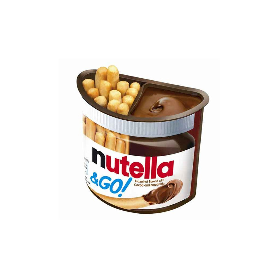 Nutella Hazelnut Spread with Cocoa and Breadsticks (Pack of 12x48gram)