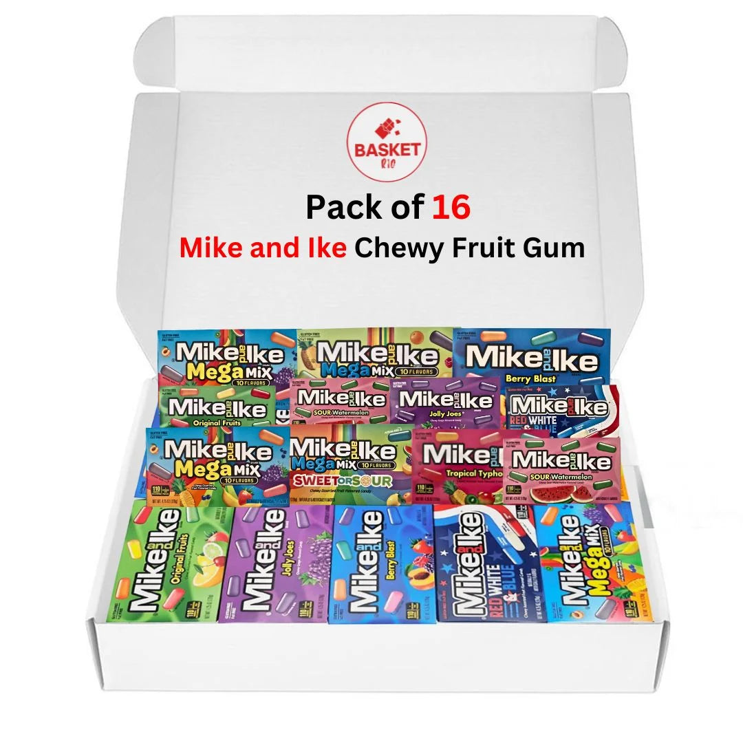 Mike and Ike Chewy Fruit  Available In 3 Sizes | Gift Hamper | Sweet Treats for All Occasions