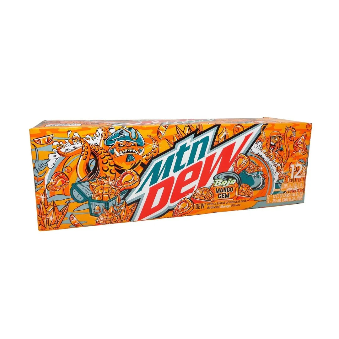 MTN DEW New Flavors 12-Pack (355ml Cans) – Exciting New Tastes