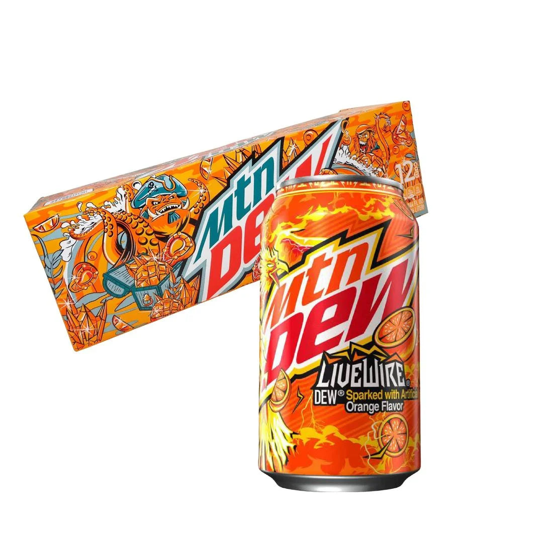 MTN DEW New Flavors 12-Pack (355ml Cans) – Exciting New Tastes