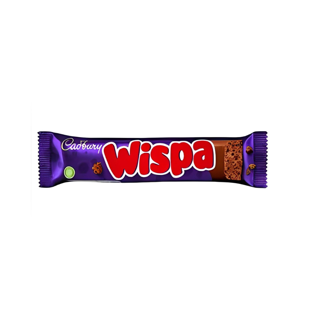 Wispa Chocolate Bar (Pack of 48x 36gram)