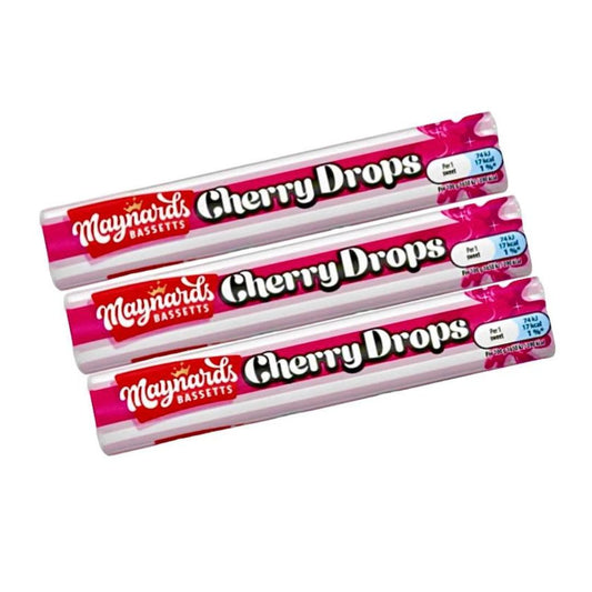 Cherry Drops Sweets 10 Rolls-45gram