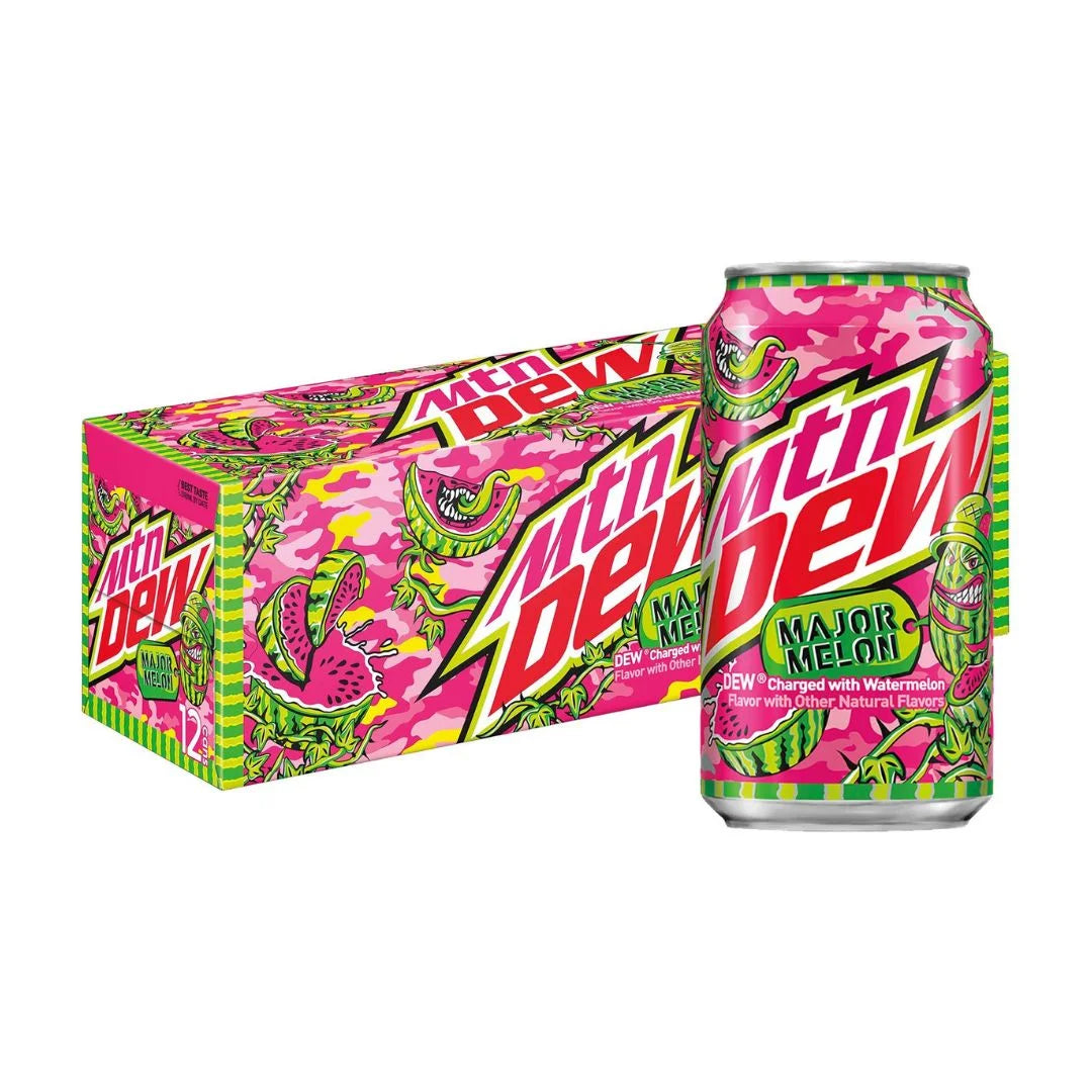 MTN DEW New Flavors 12-Pack (355ml Cans) – Exciting New Tastes