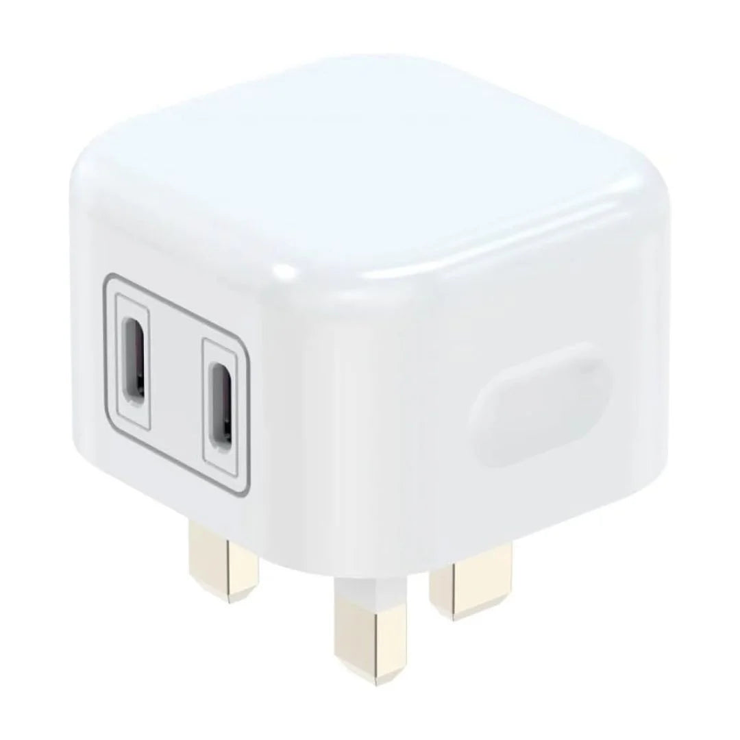 20W Dual USB-C PD Wall Charger