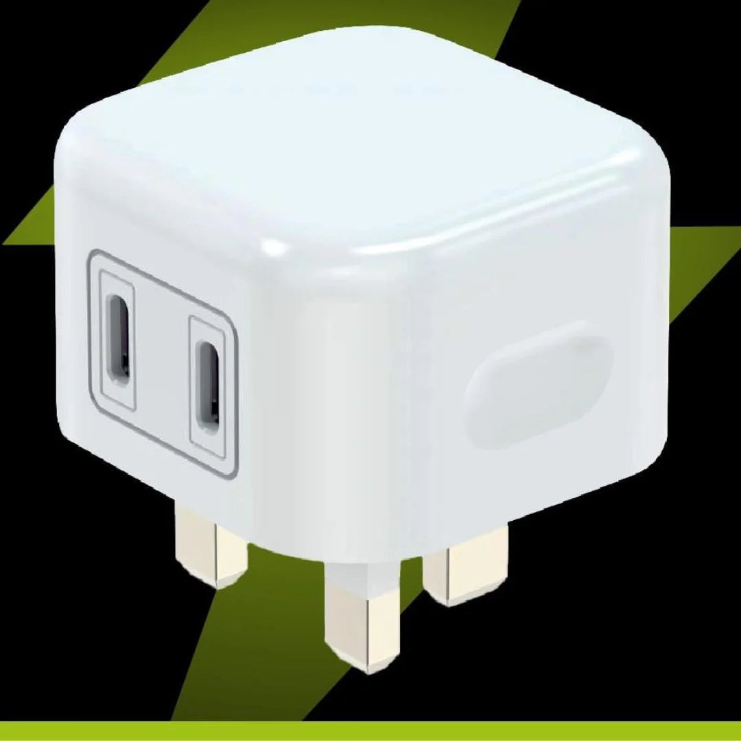 20W Dual USB-C PD Wall Charger