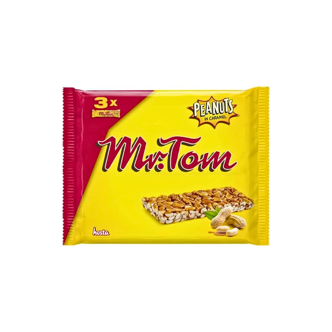 Mr Tom Chocolate- peanuts  Indulgent Treat (Pack of 12 x 3bars x 120g )