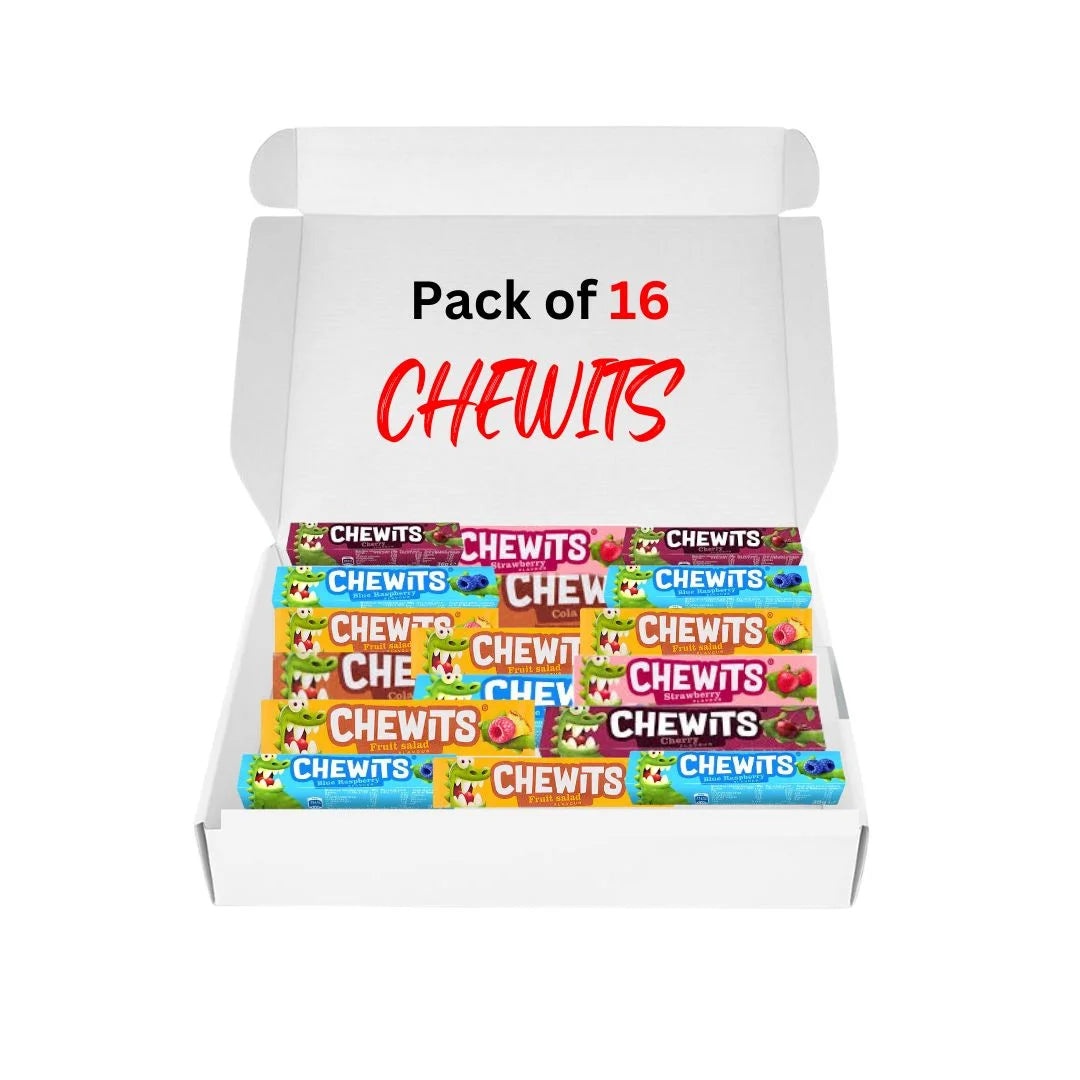 Chewits  In 3 Packs  – Ultimate Chewy Candy Gift Hamper for All Occasions