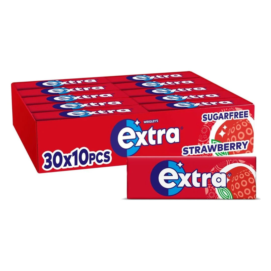 Extra Bubble Gum- Long Lasting in 5 Flavors (pack of 30x10)