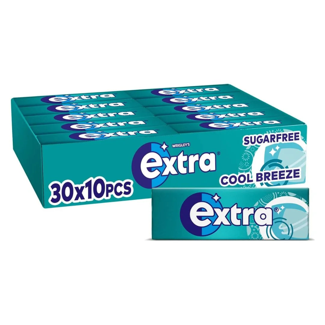 Extra Bubble Gum- Long Lasting in 5 Flavors (pack of 30x10)