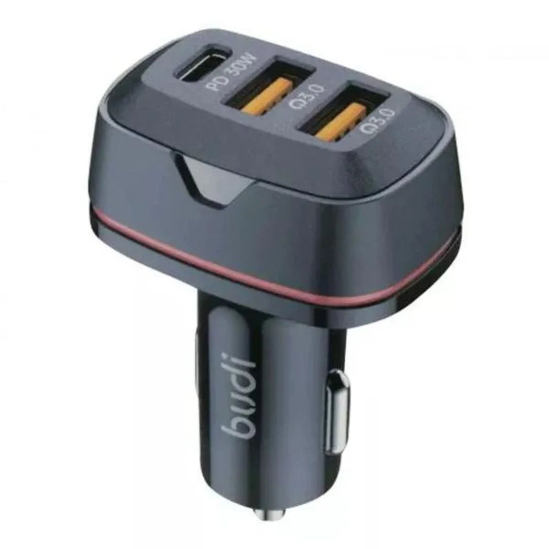 Budi 60W and 48W Dual USB-C & USB-A Car Charger