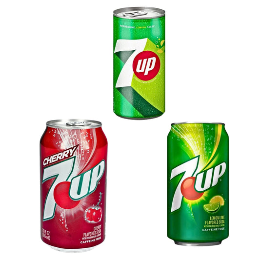 7UP Classic & Flavored Varieties pack of (12x330ml & 250ml)