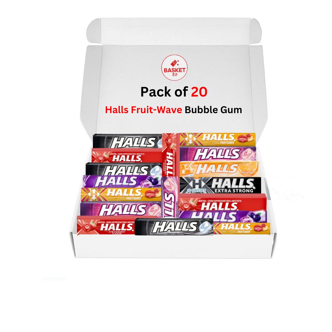 Halls Fruit Gum Gift Hamper -In 3 Different Packs | Refreshing Chewy Delights