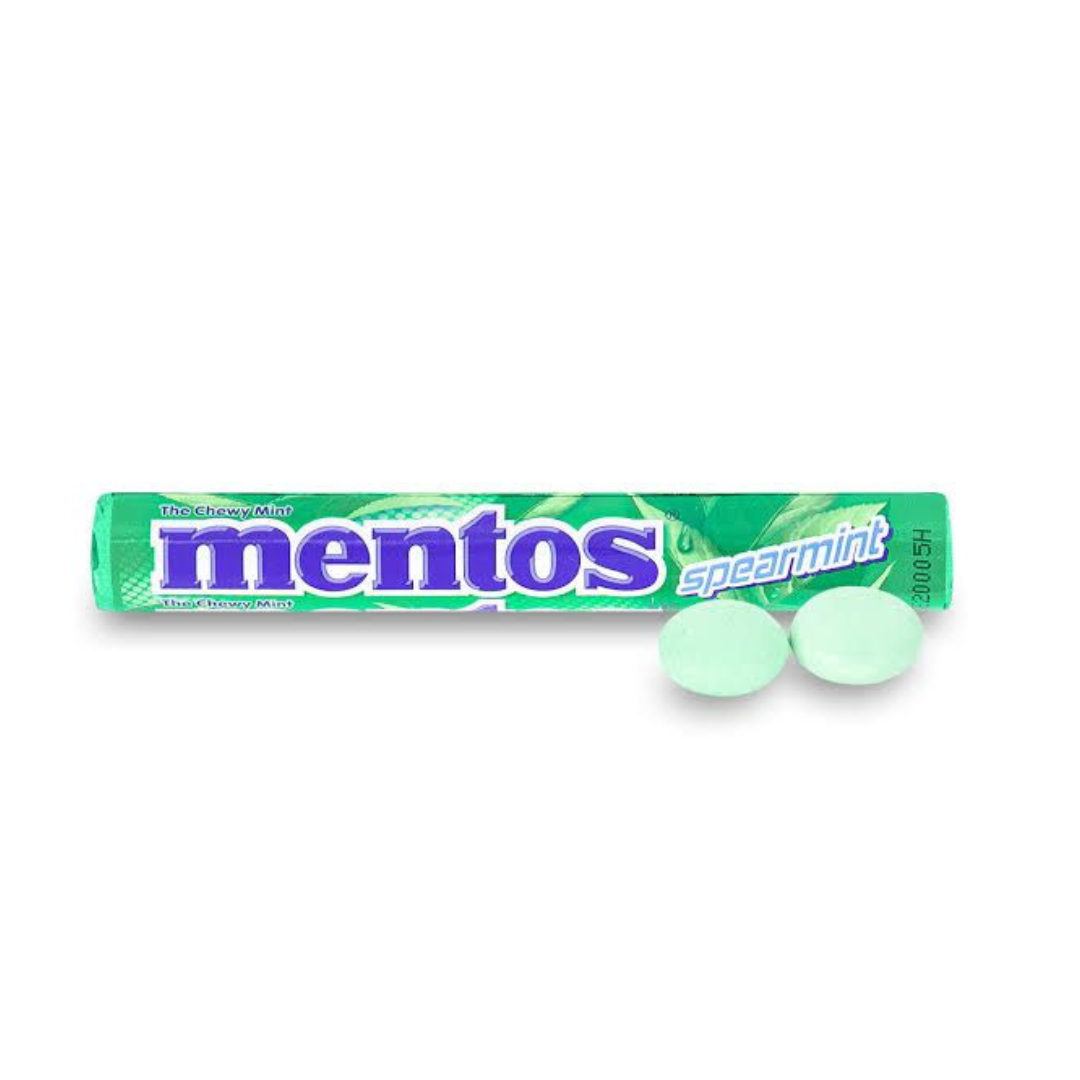 Mentos The chew mints  - A Burst of Fruity Flavors in Every Chew (Pack of 40x 37gram)