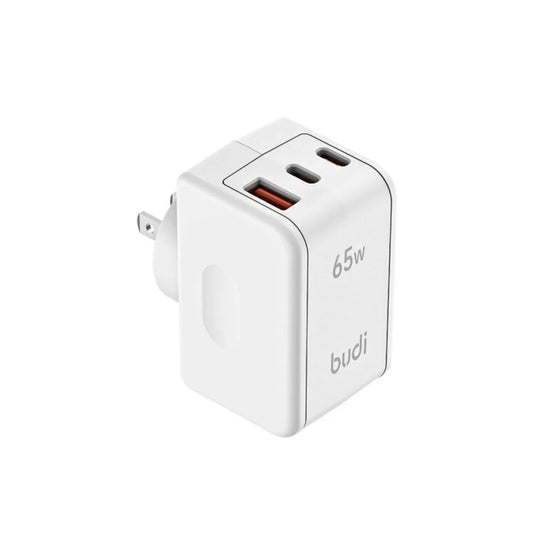 65W Dual Type-C & USB-A QC 3.0 Wall Charger