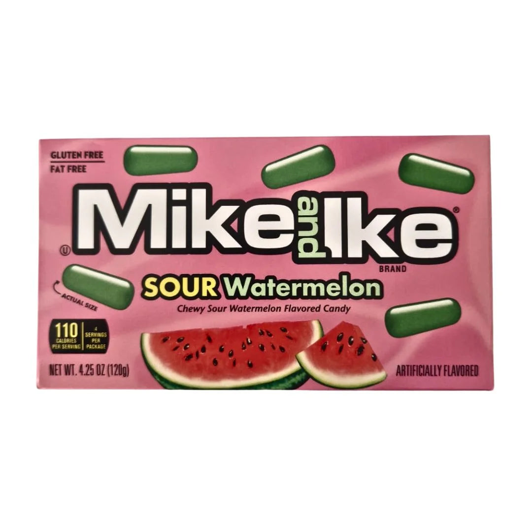 Mike and Ike Chewy Fruit Gum Assortment - 9 Flavor Fiesta (24x22g)