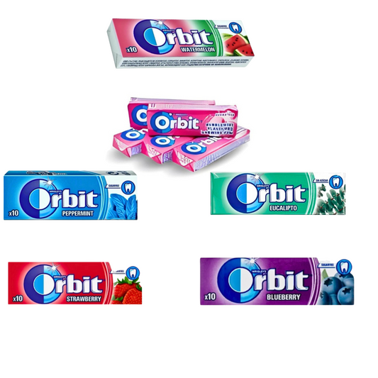 Fresh Orbit Bubble Gum 7 Flavors 10pices x 14g