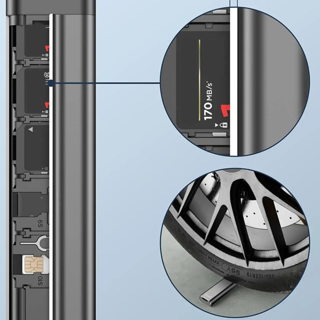 Budi DC553 Multi-Functional Memory Card & SIM Storage Box