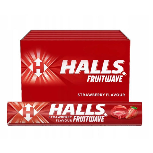 Halls Fruit-Wave Bubble Gum pack  ( 20x 45gram)