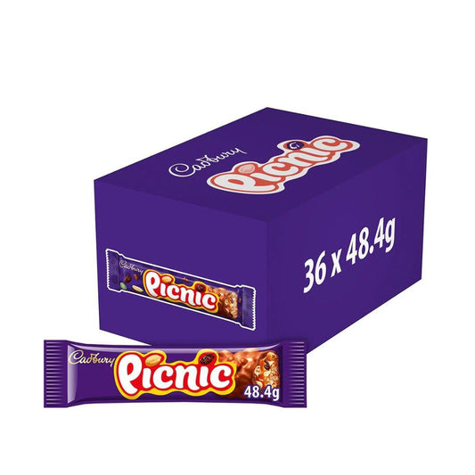 Cadbury Picnic Chocolate (Pack of 36x 48gram)