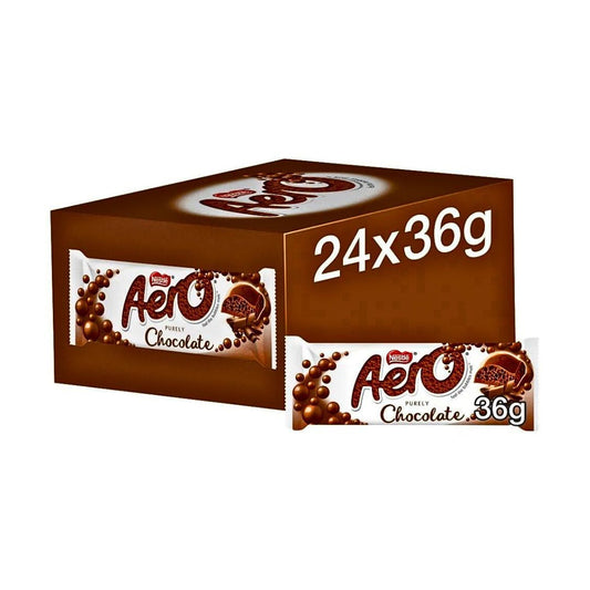 Aero Chocolate Bar (Pack of 24x 36gram)