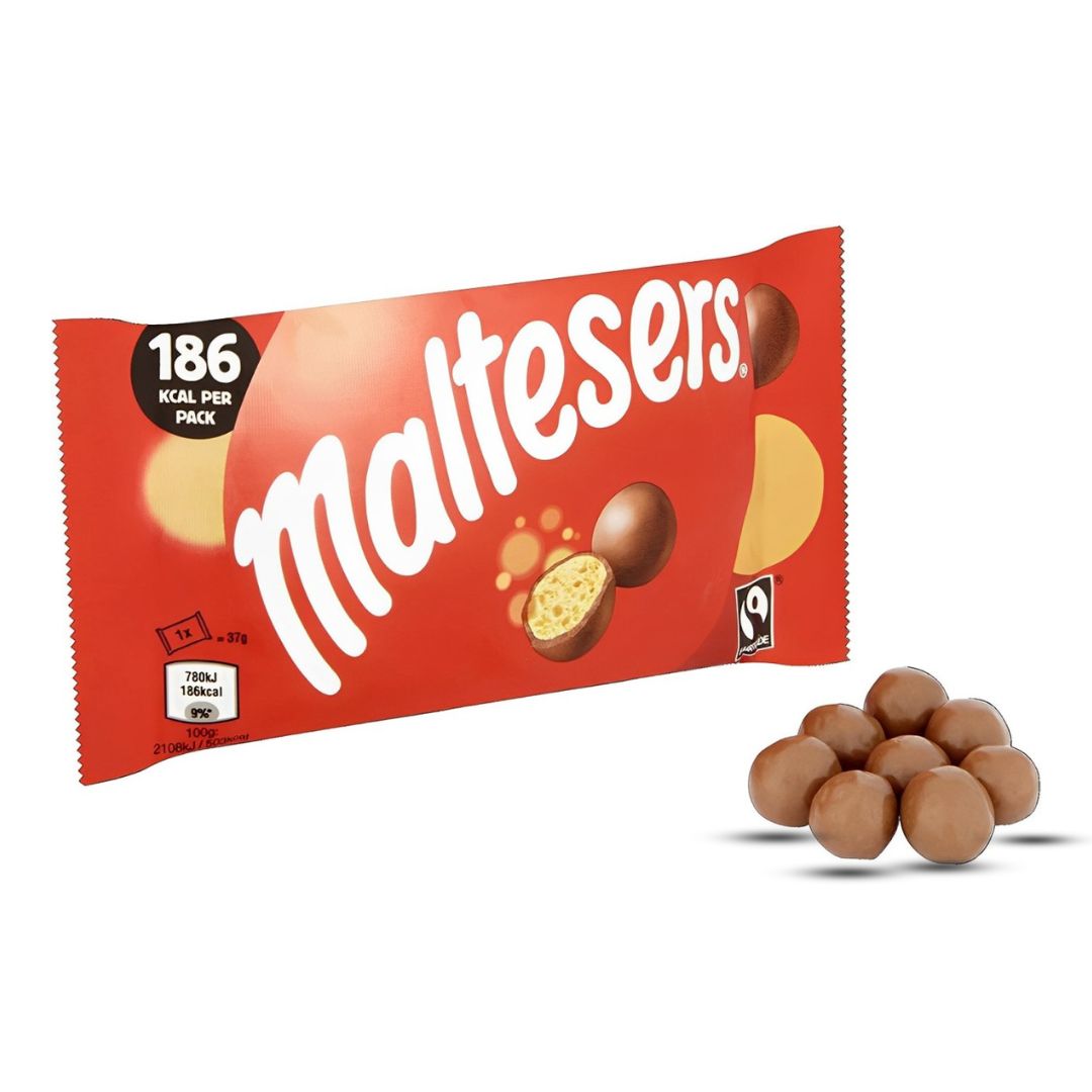 Maltesers - Crispy Bubbles in Smooth Chocolate (Pack of 25x 37gram)