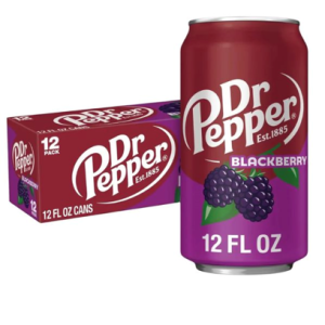 Dr Pepper Blackberry Soda Pop Pack of 12 x 355ml