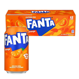Fanta Orange 12 oz. (355 mL) - 12 Pack