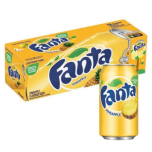 Fanta Pineapple Soda Can 12X35ml