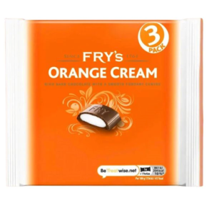 Fry's Orange Cream Chocolate Bar 3 Pack 147g