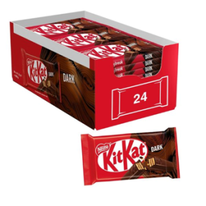 KIT KAT Dark  24 X 41, Each 5 Gram - Chocolate (Pack Of 24)