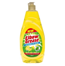 Elbow Grease Washing Up Liquid | Soap for Hand Washing Dishes, Pots, Pans & Glasses (Lemon, 600ml)