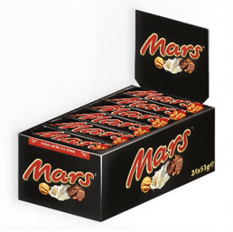 Mars Chocolate Bars, with Caramel, Nougat and Milk Chocolate 24x 51g