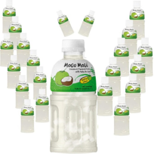 Mogu Mogu Coconut Juice with 25% NATA De Coco | | Energy Booster Drink  24x320ml