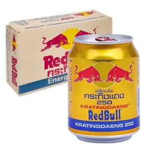 Red Bull Gold Energy Drink 250ml x Pack of 24 - Special Edition Boost with Caffeine, Taurine & B-Vitamins | from Thailand