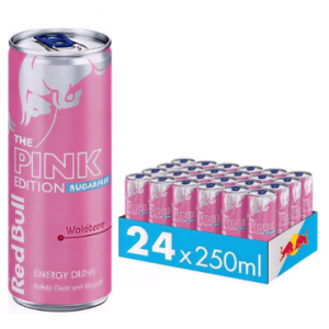 Red Bull Pink Edition Sugar Free Energy Drink- 250ml (Pack of 24) - Premium Energy Boost with Signature Formula