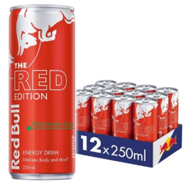 Red Bull Red Edition Watermelon  12 x 250ml Energy Drink Cans