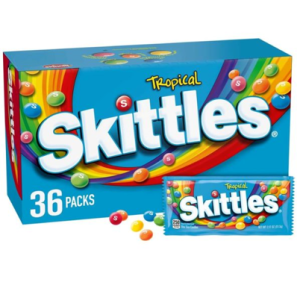 SKITTLES Candy, Tropical Bulk Candy  36x45g