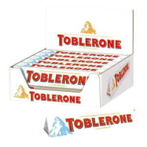Toblerone Swiss White Chocolate Bar - (20x100g)