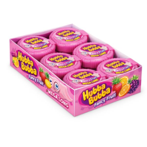 Wrigley's - Hubba Bubba Mega Long Fancy Fruit - Pack of 12